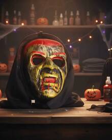 Party Masks - Goldenes Monster - Übersicht 1