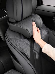 Premium Breathable Perforated Car Neck Pillow & Lumbar Support, Comfortable Car Seat Headrest Cushion, All-Season Car Seat Neck & Back Support Pad, High-End Car Interior Accessory - A - View 6