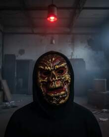 Party Masks - Altın Kafatası - Görünüm 1