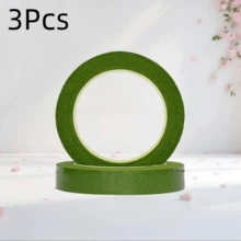 3/6/12入 紙膠帶皺紋紙 DIY 手作材料 花束花環花藝綠色花藝膠帶 玫瑰網格花卉包裝 - 彩色 - 查看 18