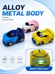 Children's Mini Watch-Style Remote Control Alloy Racing Car Toy, Sensory Toy, Montessori Toy, Game, Children's Racing Car, Boys Toy, Car, Toy, Toy Car, Car - 彩色 - 查看 4