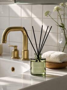 Aromatherapy Reed Diffuser Set, Natural Essential Oils, Floral Jasmine Gardenia Pear Blossom Freesia Tea Scent, Long-Lasting Odor Removal, Suitable For Home Office Bedroom Living Room, Thanksgiving Christmas Housewarming Gift, Aromatherapy Diffuser, Gift For Girlfriend - Multicolor - View 7