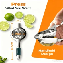 Alat Pemeras Jeruk Manual Tugas Berat, Paduan Seng Premium, Pemeras Jeruk Tangan Ukuran Besar untuk Lemon, Jeruk, dan Limau - model - View 6