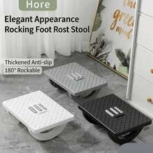 Ergonomic Under-Desk 180° Rocking Footrest, Anti-Fidget Roller Massage Foot Pad With Acupressure Massage Bumps And Comfortable Cushion, Relieves Stress And Corrects Sitting Posture, Suitable For Office, Home, Gaming, Travel And Wheelchair Use, Portable Office Accessory, Non-Slip Base, Random Color, Office Rest Support Tool - Random Styles - View 7