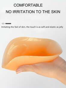 4/2pcs Silicone Butt Pads, Suitable For Flat Buttocks, Adhesive Washable Non-Slip Butt Pads - Multicolor - View 5