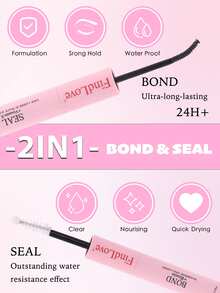 FindLove 10ml 單支睫毛膠與睫毛簇黏著劑 2合1睫毛簇黏著劑 睫毛卸除刷 睫毛捲翹器 睫毛膠 睫毛簇黏著劑 睫毛簇工具 睫毛接種工具 睫毛工具組 假睫毛化妝工具 - 淺粉色 - 查看 3