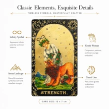 1pc High Quality Beginner Tarot Card Learning Booklet With Meaning Keywords, Zodiac Tarot Card Table Toy Anime 7X12cm/4.7*2.7in, Party Game, Halloween Gift, Christmas Gift - Black - View 4