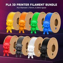 250g/捲 高精度 1.75mm PLA 3D列印耗材，精度 ±0.02mm，列印表面光滑，無氣泡/結塊，不導電，塑膠材質，適用於創客工具，擠出順暢，乾淨 - 綠色 - 查看 2