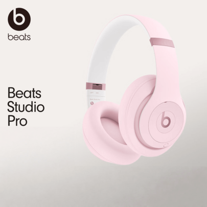 Auriculares inalámbricos Bluetooth Beats Studio Pro, cancelación activa de ruido, audio espacial inmersivo, diseño plegable y portátil, hasta 40 horas de duración de batería, compatible con iOS y Android, adecuado para el transporte diario y los viajes