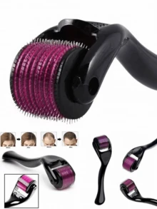 1pc 540/192 Needles Microneedle Roller, Suitable For Face, Scalp And Facial Hair, MTS Air Pressure Injection Facial Roller Beauty Tool, Suitable For Beauty Salon/Home Use - Multicolor - View 4