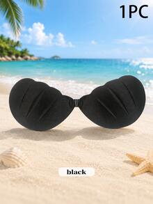 Women's Invisible Adhesive Bra, Reusable Nipple Covers, Shell-Shaped Breast Pads, Small Chest Enhancement, Seamless - Multicolor - View 22