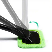 Universal Windshield Cleaning Brush With Detachable Microfiber Pad, Defogging Squeegee, Suitable For Windshield, Rearview Mirror, Car Window, Bathroom Glass And Home Corner Glass Cleaning Tool, Ergonomic Handle, Suitable For Drivers, Car Owners, Families And Commuters - Multicolor - View 9