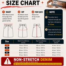 Women's Pockets Distressed Frayed Hem Fashionable Denim Mini Skirt Casual Summer - Blue - View 11