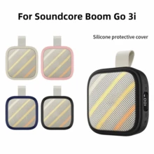 Anti-Scratch Bluetooth Speaker Case Shockproof Anti-Fall Carrying Sleeve Anti-Slip Silicone For Anker Soundcore Boom Go 3i - one-size - View 2