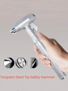 1pc Multi-Function Car Safety Escape Hammer, Car Window Glass Breaker, Outdoor Self-Defense Hammer - Window Breaker - View 6