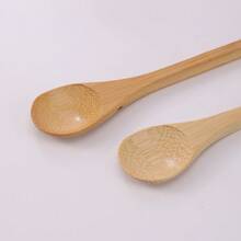 Set de 6 cucharas de madera con forma de corazón, para cocina, regalo de Navidad - Albaricoque - Ver 5