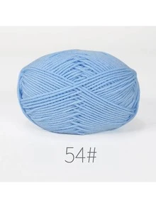 EDCUEBE7 1件/約50g 混色手工鉤針毛線套組，柔軟舒適的編織毛線，多用途適用於鉤針錢包、衣物、地毯及其他手工項目，非常適合DIY情人節禮物，製作錢包、手提包等（隨機包裝） - 單色 - 查看 56