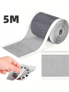 5m/1捲一次性可裁剪浴室排水貼紙 淋浴排水過濾貼 毛髮收集貼 廚房水槽排水過濾膠帶 浴室配件 - 多色 - 查看 1