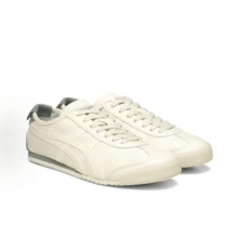 Asics Authentic Onitsuka Tiger Mexico 66 Leather Sneakers - White/Blue/Red Classic Low-Top | Premium Japanese Heritage Footwear | Slim-Profile Lightweight Trainers - 白綠色 - 查看 3