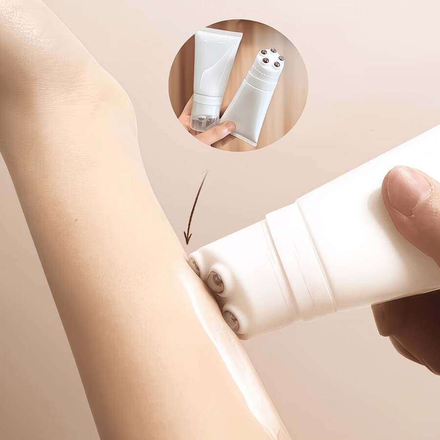 5 Stainless Steel Ball-Free Extrusion Tubes, 60ml Reusable Refillable Cosmetic ConTrainers, Portable Massage Bottle, Suitable For Body Lotions, Sunscreens, And Various Cosmetic Packaging ConTrainers., Spray Bottle, Mini Perfume, Travel Bottles - Multicolor - View 1