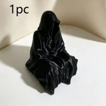 Bookshelf Undead Ornament Halloween Grim Reaper 3D Aesthetic Craft, Creative Desktop Office Printed Decoration Room Decor Home Decor Halloween Decor - Grim Reaper - View 3