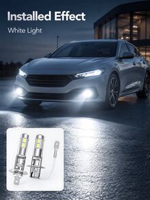2pcs 5630 SMD 10 LED H1 H3 6000K Car Fog Light/Headlight/Driving Light Bulb 12V White Interior Turn Signal Lamp - A - View 4