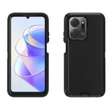 Casing Ponsel Pelindung Tugas Berat 3-in-1 [Tahan Guncangan][Tahan Jatuh][Anti Selip] Casing Ponsel Pelindung Multi-Lapisan Memberikan Perlindungan Kuat untuk Perangkat Seluler Anda - Hitam - View 44