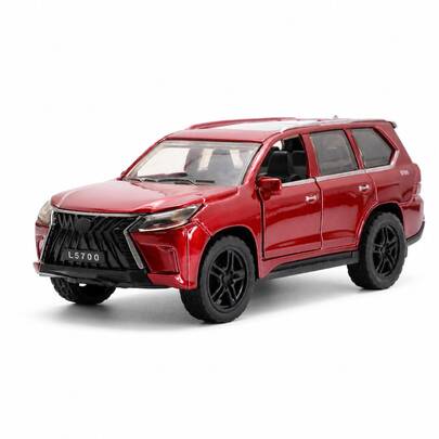 Modelo de coche todoterreno de aleación, juguete de simulación para niños con 3 puertas abatibles, apto para coleccionar, también apto como regalo de cumpleaños, decoración de escritorio, decoración de coche, regalo festivo, apto para niños de 3-12 años, Día de la Madre, Halloween, Día del Niño, Navidad, Acción de Gracias, regalo de Navidad