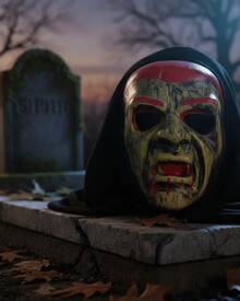 Party Masks - Goldenes Monster - Übersicht 2