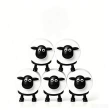3pcs/5pcs Cute Sheep Style Toilet Paper Holder, Freestanding Animal Toilet Paper Storage Rack, Adorable Design Suitable For Bathroom, Kitchen, Bedroom, Office And Home Daily Use, Versatile Home Decor - B-Black - View 12