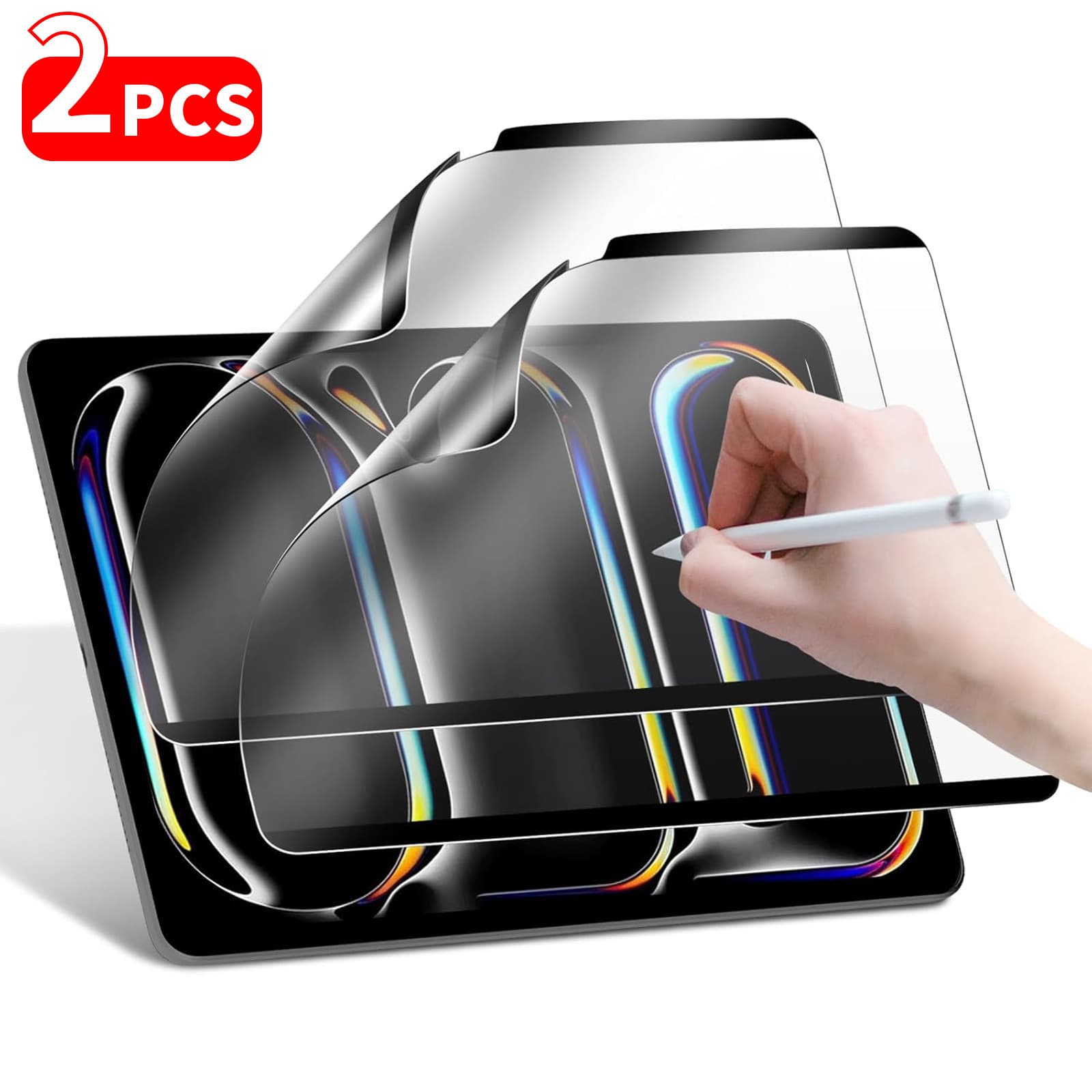 Detachable And Reusable Screen Protector Compatible With Samsung Galaxy Tab / ,Paper-Feel, Write And Draw Like On Paper, Matte Finish