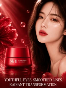 SK-II Facial Treatment Eye Cream, ukuran sampel 2,5g / ukuran penuh 15g, menghaluskan kerutan, mengencangkan kulit, mengurangi garis-garis halus di sekitar mata, cocok untuk semua jenis kulit. - Krim Mata SK2 - View 3