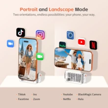 COMITOK MOCA Magnetic Phone Camera Grip With Fill Light Wireless Remote Control Ergonomic Handle For IPhone 17 Supports IOS17/18/26 Features 1/4" Screw For Tripod Mounting Ideal For Night Photography Vlogging And Touching Up Makeup On The Go - View 11