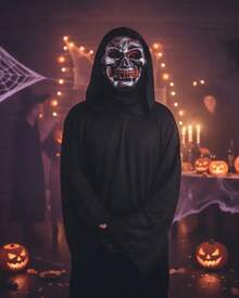 Party Masks - Gümüş Kafatası - Görünüm 5