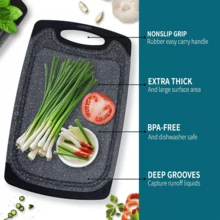 1pc/3pcs Kitchen Fruit & Vegetable Cutting Board, Easy To Clean, Suitable For Cutting Meat, Vegetables And Fruits. Kitchen Chopping Tool Set - Multicolor - View 8