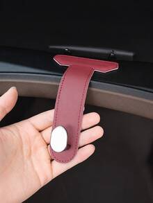 T-Shaped Car Glove Box Hook, Drill-Free Sturdy Metal Hook Rack, Non-Damaging Installation Passenger Storage Box Organizer Hook, Multi-Function Car Interior Storage Rack Suitable For Shopping Bags, Water Bottles, Handbags - A - View 9