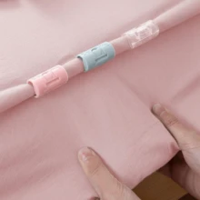 6件組床單夾 被套夾 桌布夾 桌布固定夾 充電線夾 床上用品固定夾 防止滑脫與脫落 - 6個裝 - 查看 2