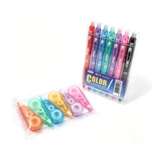 Colorful Erasable Gel Pens, Suitable For Student Drawing And Diary Writing, Retractable Blue Ballpoint Pen, Erasable, Back To School - 7-color Erasable Pens [Boxed] - View 10