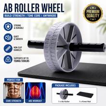 1PC High Load-Bearing Anti-Slip Single Wheel Ab Roller, Smooth Textureless Wheel Surface, Large Size, Difficult To Store In Small Spaces. This Upgraded Ab Roller Features A Thickened Solid Steel Center Shaft With A Maximum Load Capacity Of 130kg To Resist Bending And Deformation; The Widened Textured Wheel Surface Enhances Grip On The Floor To Prevent Side Slipping; - Multicolor - View 1