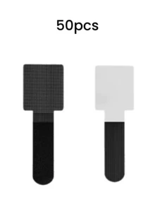 10 قطع/30 قطعة صندوق منظم كابلات مكتب متعدد الوظائف بتصميم بسيط، مناسب لمشابك كابلات قابلة لإعادة الاستخدام للكهربائيين، أربطة كابلات سحرية، أربطة كابلات الكمبيوتر، نظام إدارة كابلات سطح المكتب - أشرطة فيلكرو للتخزين - مشاهدة 18