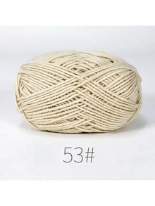 EDCUEBE7 1件/約50g 混色手工鉤針毛線套組，柔軟舒適的編織毛線，多用途適用於鉤針錢包、衣物、地毯及其他手工項目，非常適合DIY情人節禮物，製作錢包、手提包等（隨機包裝） - 單色 - 查看 43