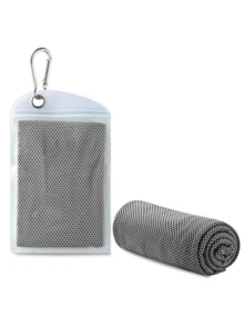 Minimalist Macaron Style Cooling Sports Towel, Portable And Foldable, Designed For Sports, Efficient Cooling, Breathable And Sweat-Absorbent, Includes Transparent Storage Bag, 30*100cm - Multicolor - View 15