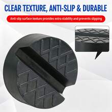 Non-Slip Rubber Jack Pad, Wear-Resistant Jack Support Block, Prevents Chassis Damage During Vehicle Lifting, Chassis Frame Rail Protection Pad, Car Repair Tool, Vehicle Lifting Accessory - Multicolor - View 4