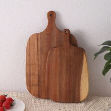 2pcs/1pc Rosewood Handled Cutting Board, Bread Board, Fruit Board - Brown - View 3