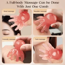 Octopus Head Massage Comb Manual Acupoint Pressure Tool Portable SPA Gua Sha Massage Comb - View 8