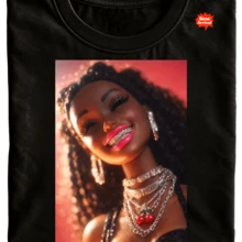 New Fun Unisex T-Shirt Top Sommer - Black - View 1