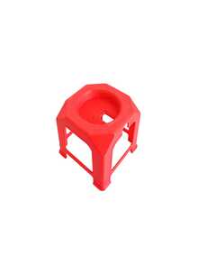 1pc Red Stool Shaped Watch Charging Dock, Desktop Stand, Storage Ornament, Portable Charging Base, Creative Red Stool Design, Desktop Decoration, One-Piece Molding, Desktop Storage, Portable, Home Desktop, Dorm Storage, Atmosphere Decor - Multicolor - View 8