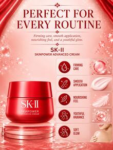 SK-II Big Red Jar Cream, Sample 15g/80g Full Size, Revitalizing Radiance, Reducing Fine Lines, Firming And Moisturizing Skin, Suitable For All Ages And Skin Types - SK2 Big Red Bottle Cream - View 10