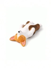 Cute Napping Corgi Mini Car Ornament, Realistic Lying Flat Puppy Resin Dashboard Decor, Strong Adhesive Base Firm Paste Not Easy To Fall Off, Pocket Size Tiny Dog Figurine For Car Screen Edge Air Vent Window Trim Decor - A - View 12