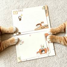 36pcs, Cat Theme Letter Set, 4 Styles, Including 24 Lined Stationery Papers And 12 Matching Envelopes, Gift Card Envelopes, Durable Paper, Minimalist Creative Love Letters, Gift Invitations, Birthday Party Invitations, Holiday Party Invitations, Romantic Confession Wedding Invitations - Kitten - View 7